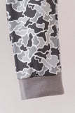 Grey Camouflage Jogger Set