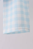 Blue Mallard Applique Gingham Pants Set
