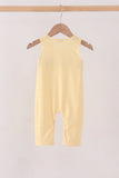 Mustard Candy Embroidery Gingham Jon Jon
