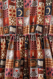 Brown Made to Worship Mom Dress