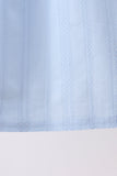 Blue Jacquard Lace Dress