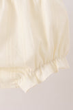 Beige Jacquard Bloomer Set