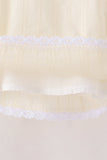 Beige Jacquard Bloomer Set