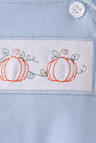 Blue Pumpkin Embroidery Bubble