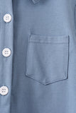 Blue Button Down Pocket Shirt