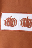 Camouflage Pumpkin Embroidery Shorts Set