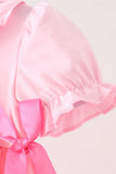 Pink Cowgirl Boots Embroidery Bubble