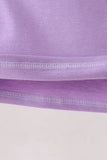 Purple Jack-O-Lantern Applique Top