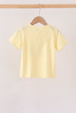 Cream Jack-O-Lantern Applique Top