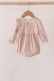 Floral Smocked Lace Bubble