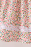 Floral Smocked Lace Dress