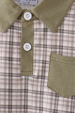 Oat Olive Plaid Button Shirt