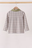 Oat Olive Plaid Button Shirt