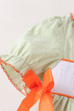 Green Pumpkin Smocked Dress