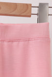 Pink Floral Bamboo Pants Set