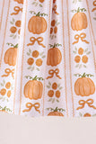 Pumpkin Bow Bamboo Dress