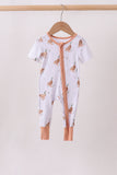 Duck Bamboo Zipper Romper