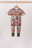 Forest Hunting Bamboo Romper