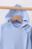 Blue Fleece Bow Coat