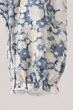 Vintage Floral Smocked Ruffle Romper Set