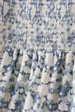 Vintage Floral Smocked Mom Dress