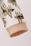 Duck embroidery romper