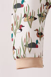Duck embroidery romper
