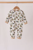 Duck embroidery romper