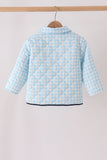 Blue gingham jacket