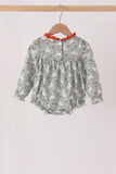 Grey goose applique ruffle bubble