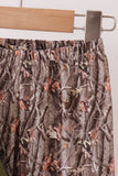 Forest camouflage turkey applique ruffle pants set