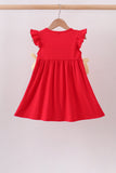 Red School bus Bow Dress
