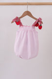 Pink Apple Gingham Bubble