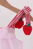 Pink Apple Gingham Bubble