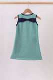 Green Ball Applique Dress