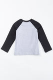 Grey "little monster" boy top